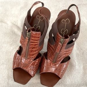 Jessica Simpson 5” heels Brown